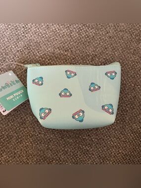 BNWT Japan Sanrio Hangyodon Mini Zipper Pouch